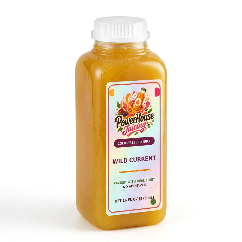 Wild Current — PowerHouse Juicing cold-pressed juice bottle