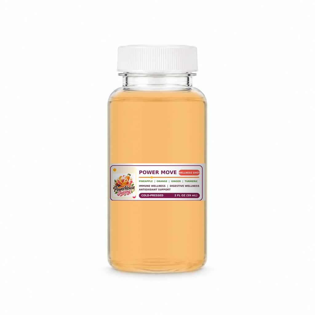 Power Move — PowerHouse Juicing cold-pressed juice bottle