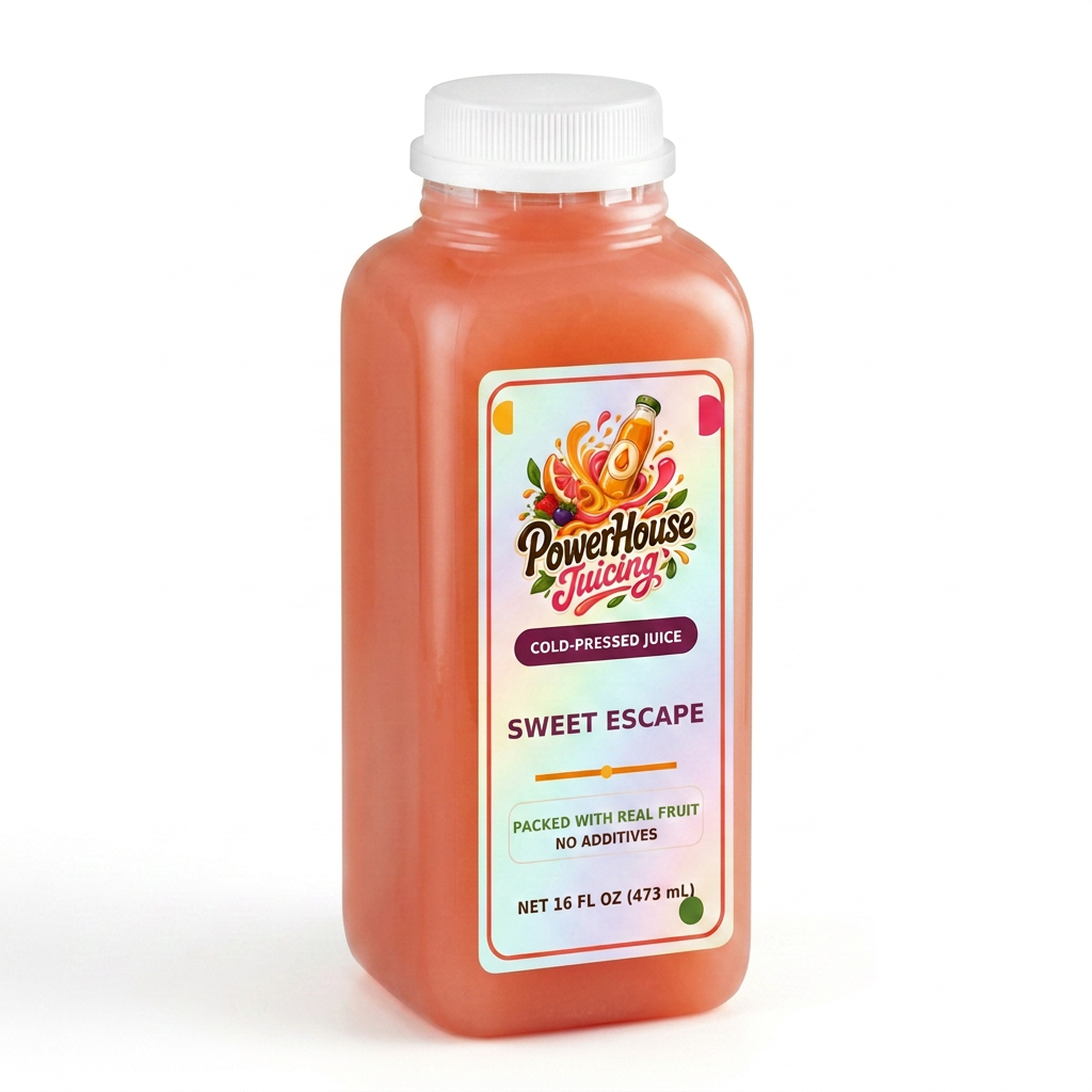 Sweet Escape — PowerHouse Juicing cold-pressed juice bottle